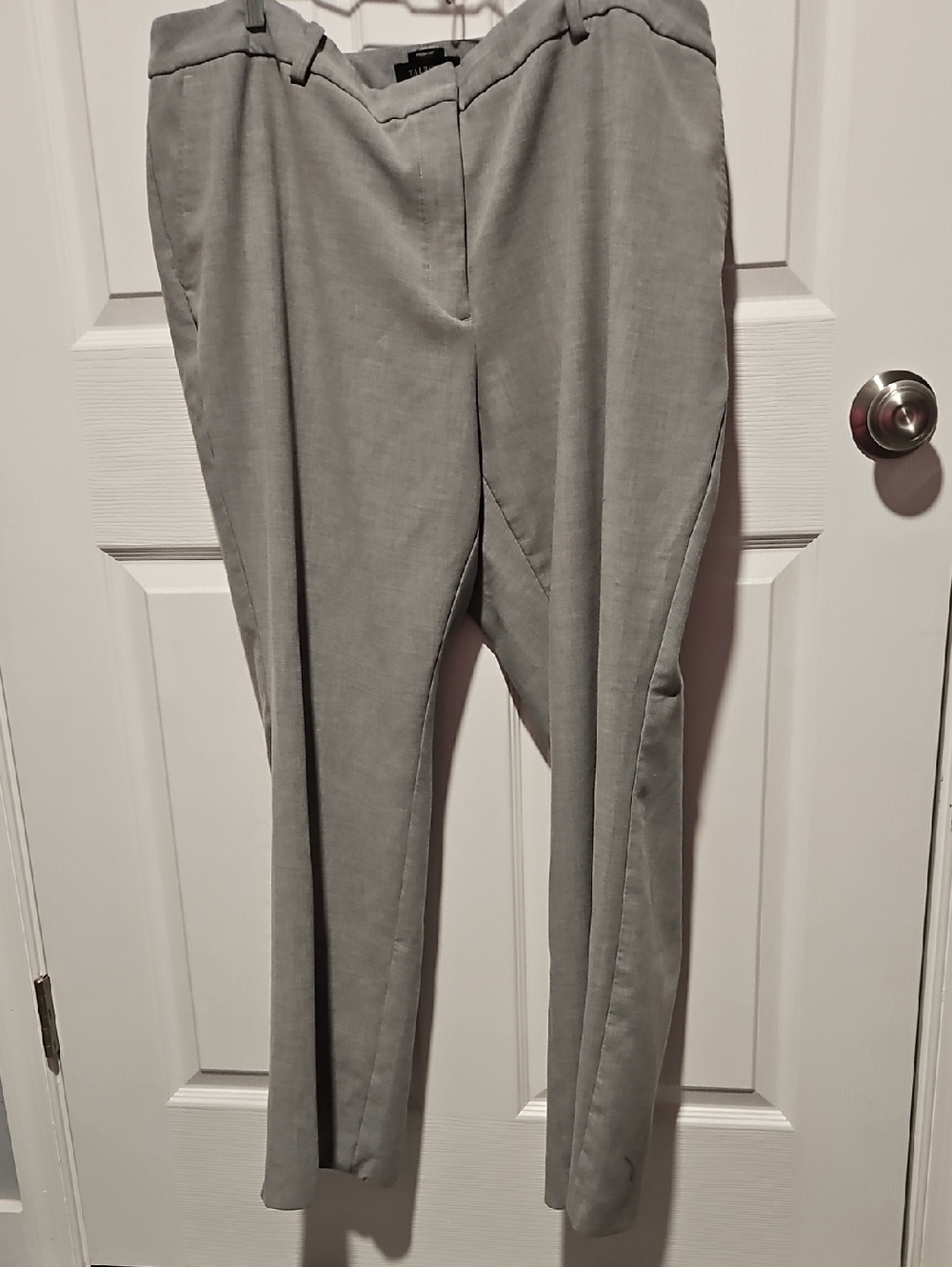 Talbots Light Gray Tailored Trousers